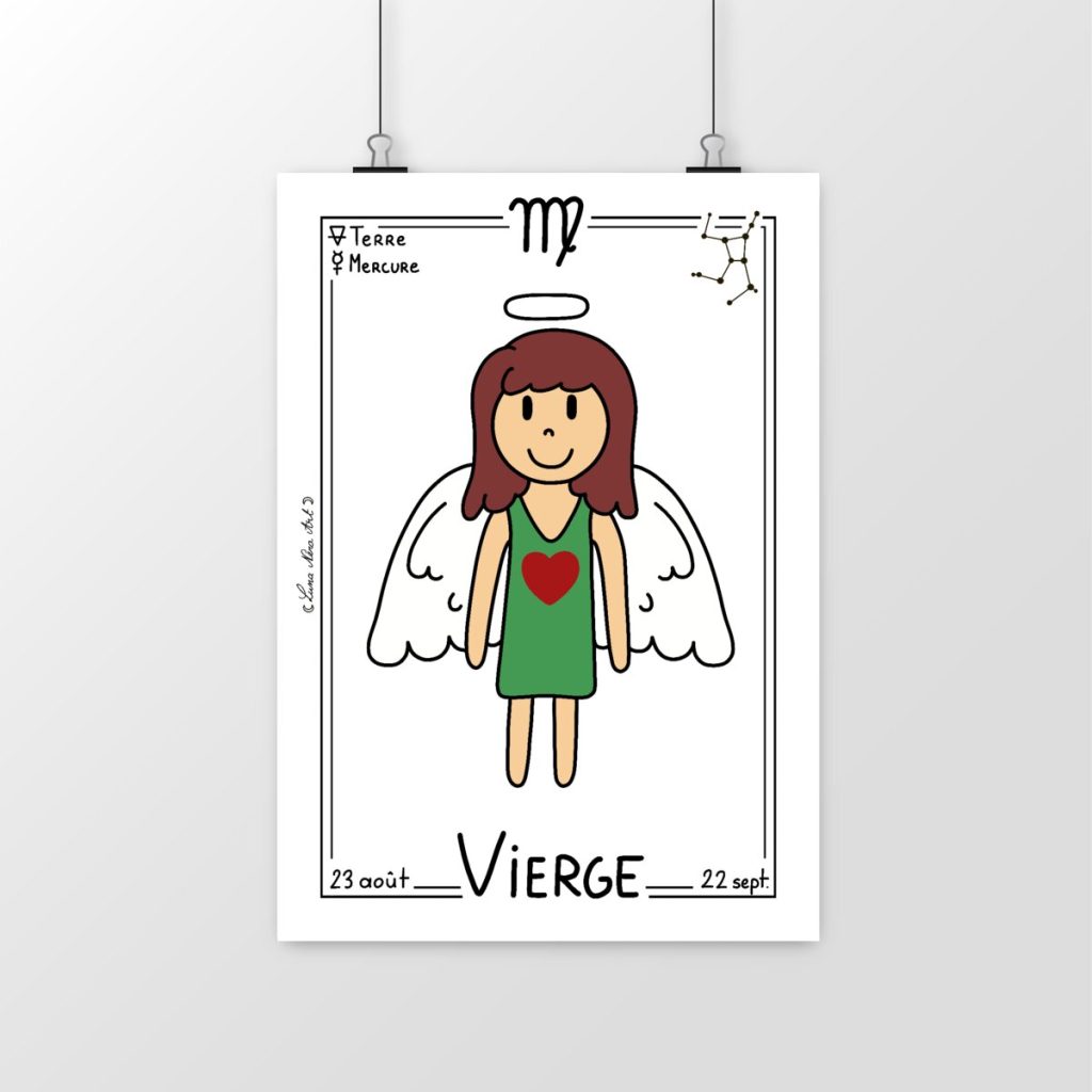Poster Blanc Vierge