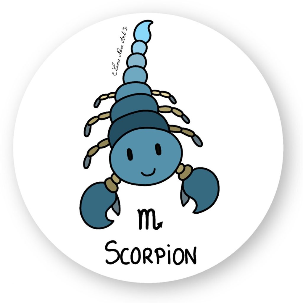 Autocollant Scorpion
