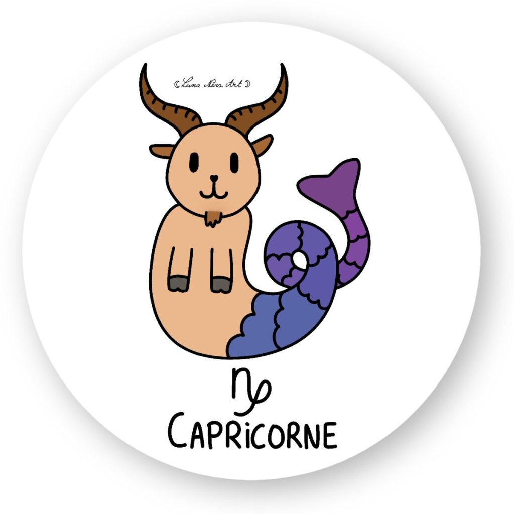 Autocollant Capricorne