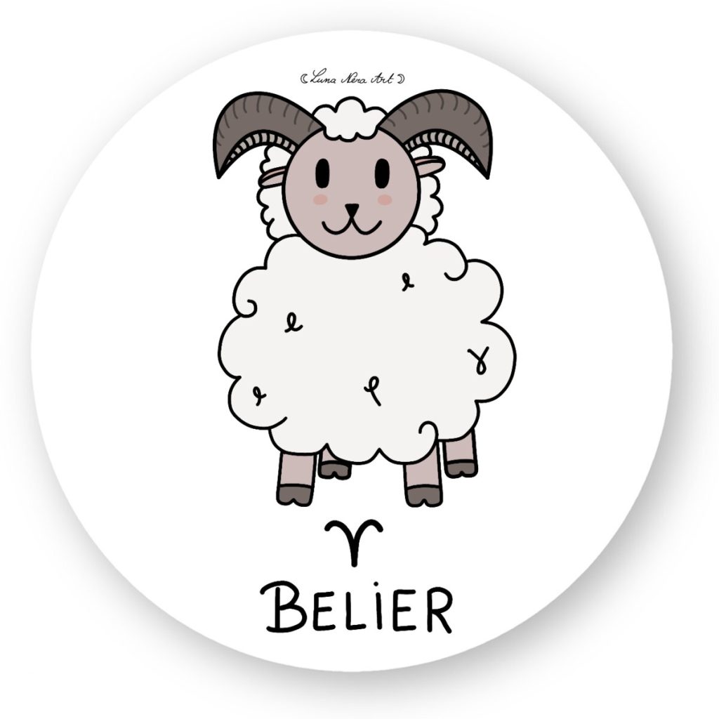 Autocollant Belier