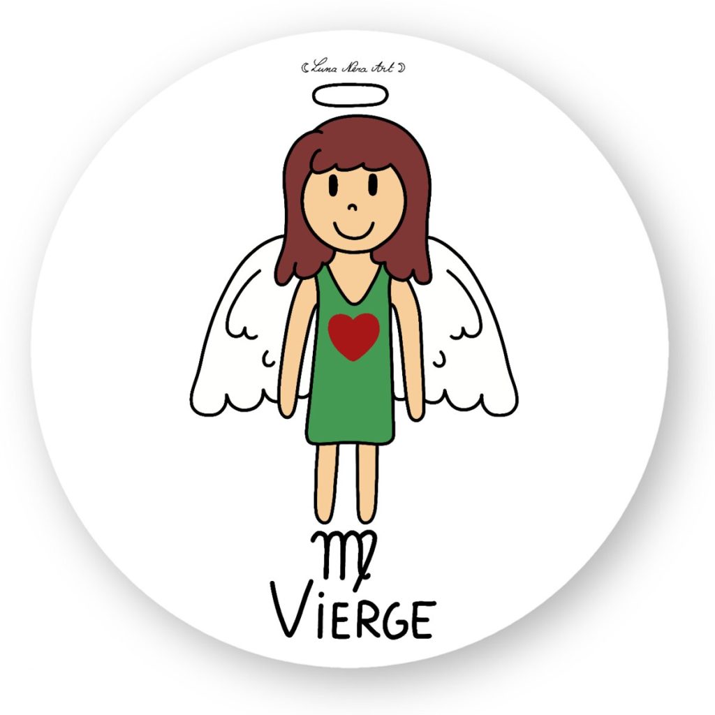 Autocollant Vierge
