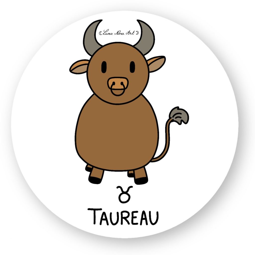 Autocollant Taureau